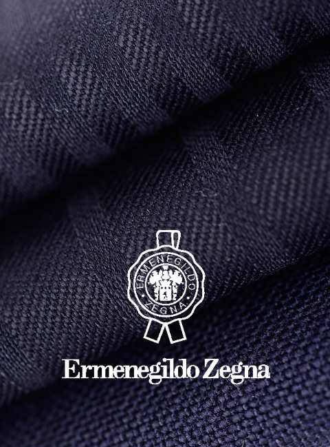 Wolle und Baumwolle von Ermengildo Zegna für den perfekten Massanzug